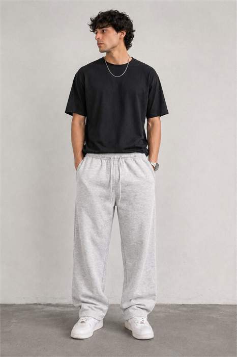 Pantalón bota recta caballero gris claro MAOS